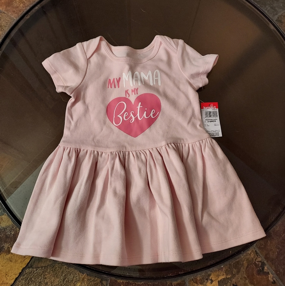 😊 4 for $20 Sale!  My Mama Is My Bestie Dress - 3/6 months